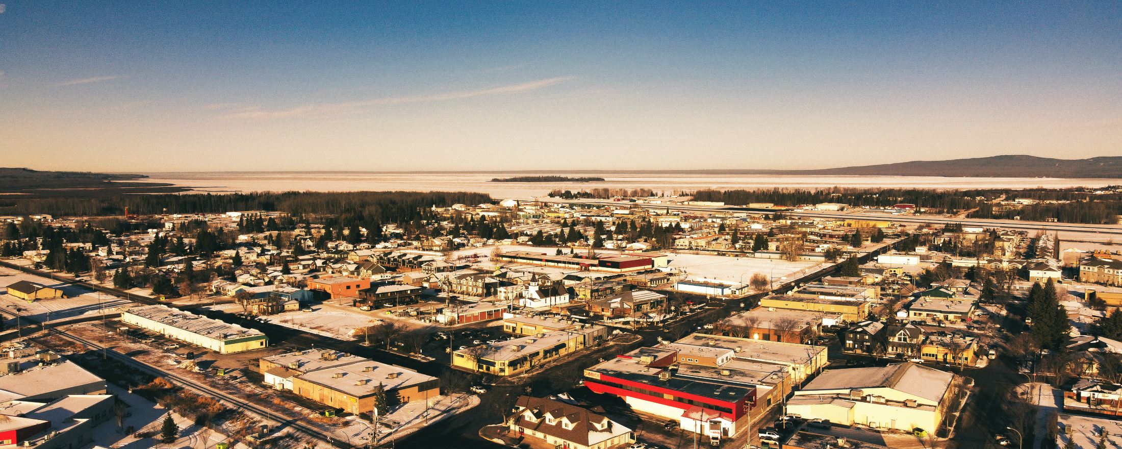 Banners View of Town