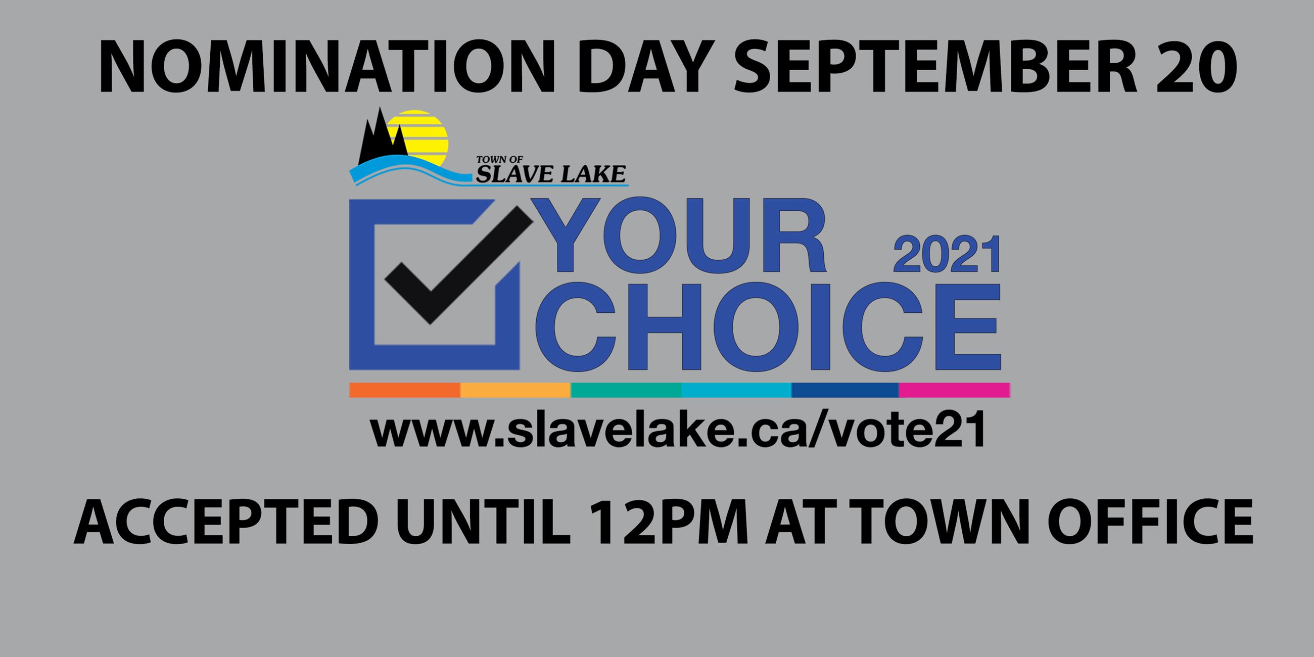 Nomination Day September 20th