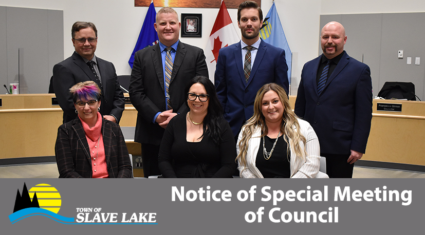 notice of special meeting of council