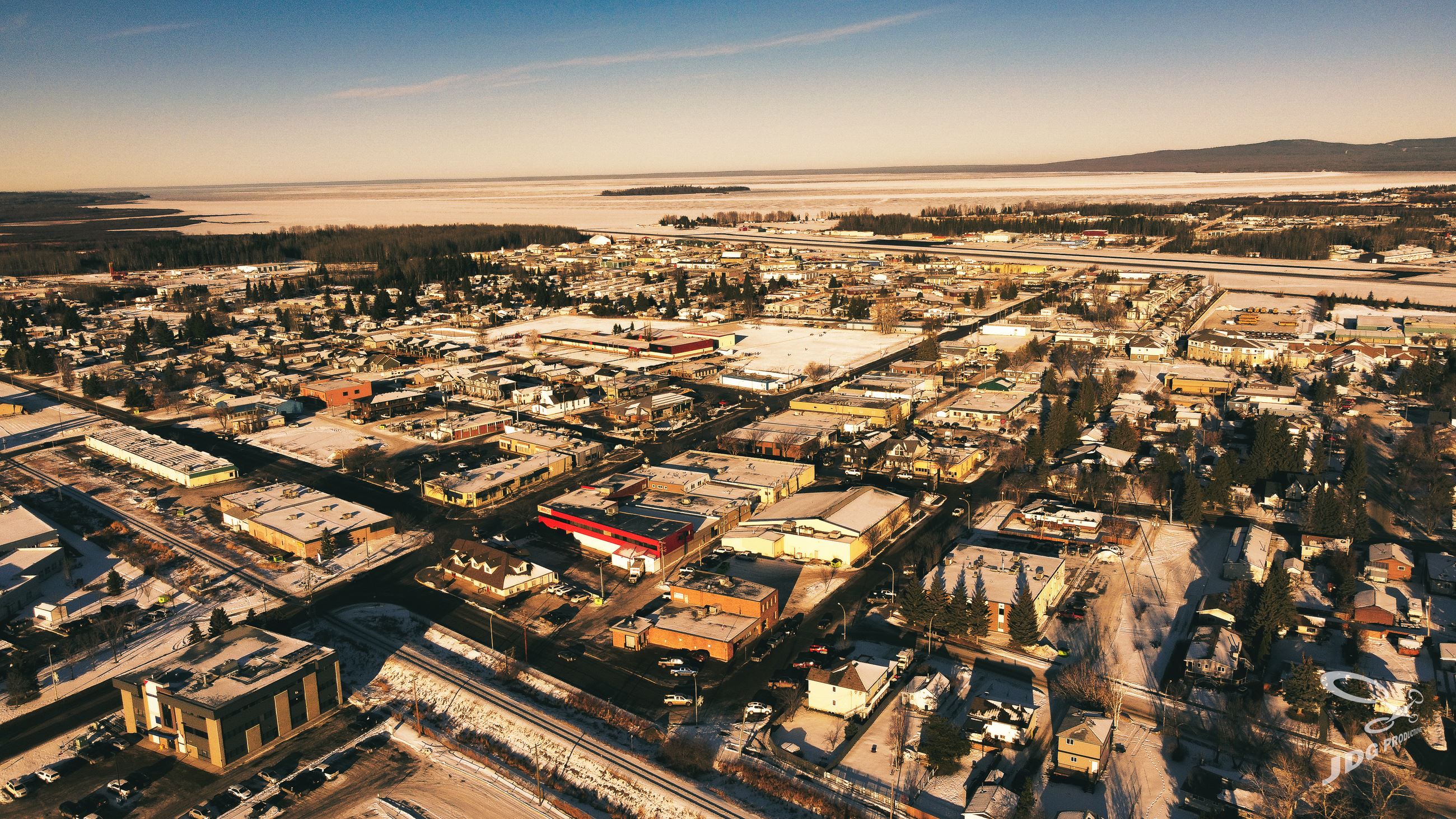 Town of Slave Lake Aerial Shot