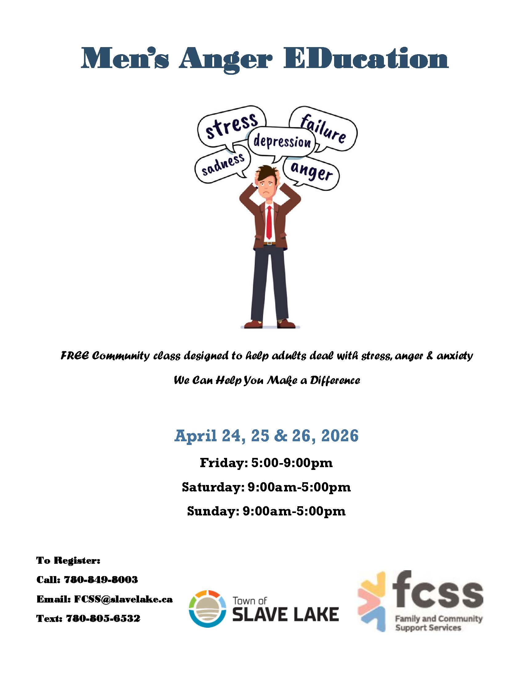 Mens April poster 2026